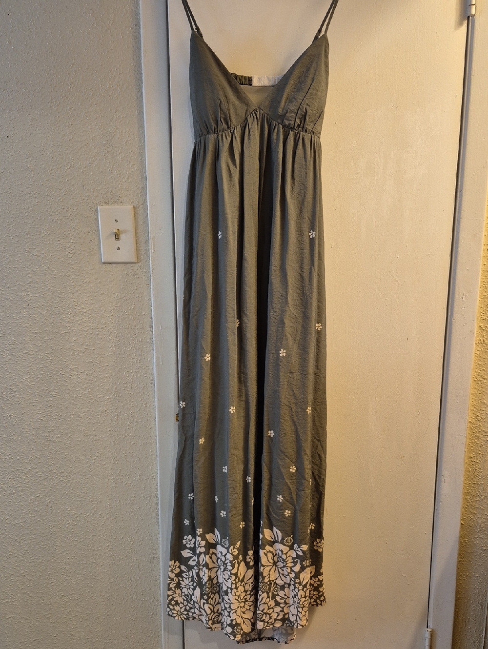 Abercrombie & Fitch Olive Green Jersey Dress